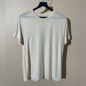 Ami Alexandre Mattiussi Cream Short Sleeve Tee